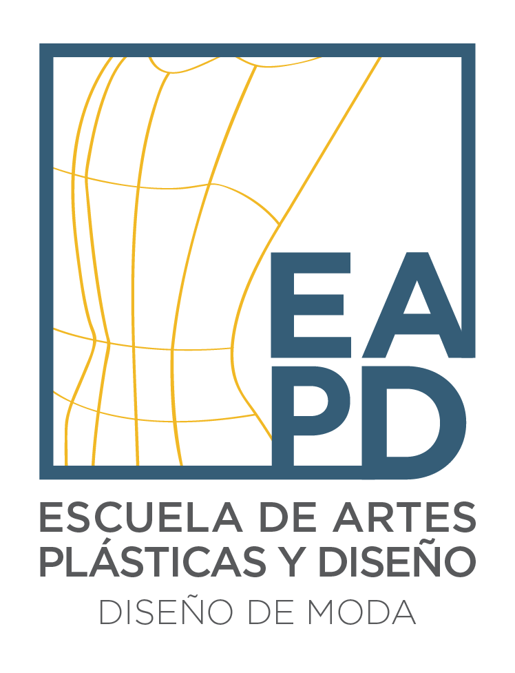 Pegatina logo del Departamento de Diseño de Modas