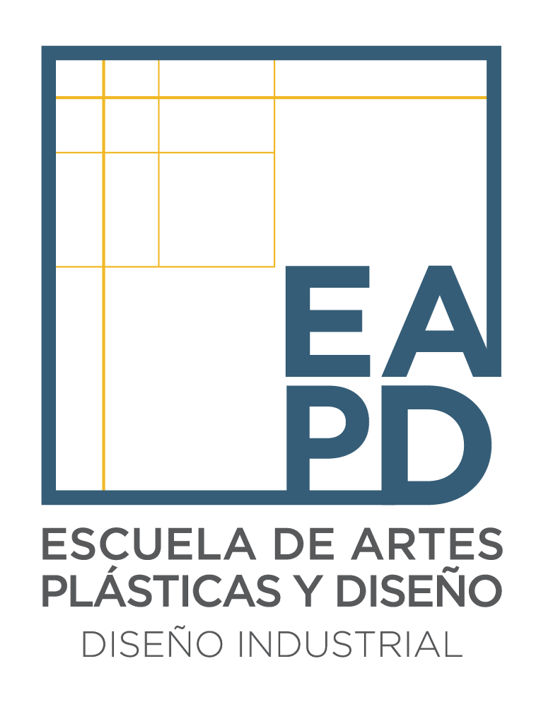 Pegatina logo del Departamento de Diseño Industrial